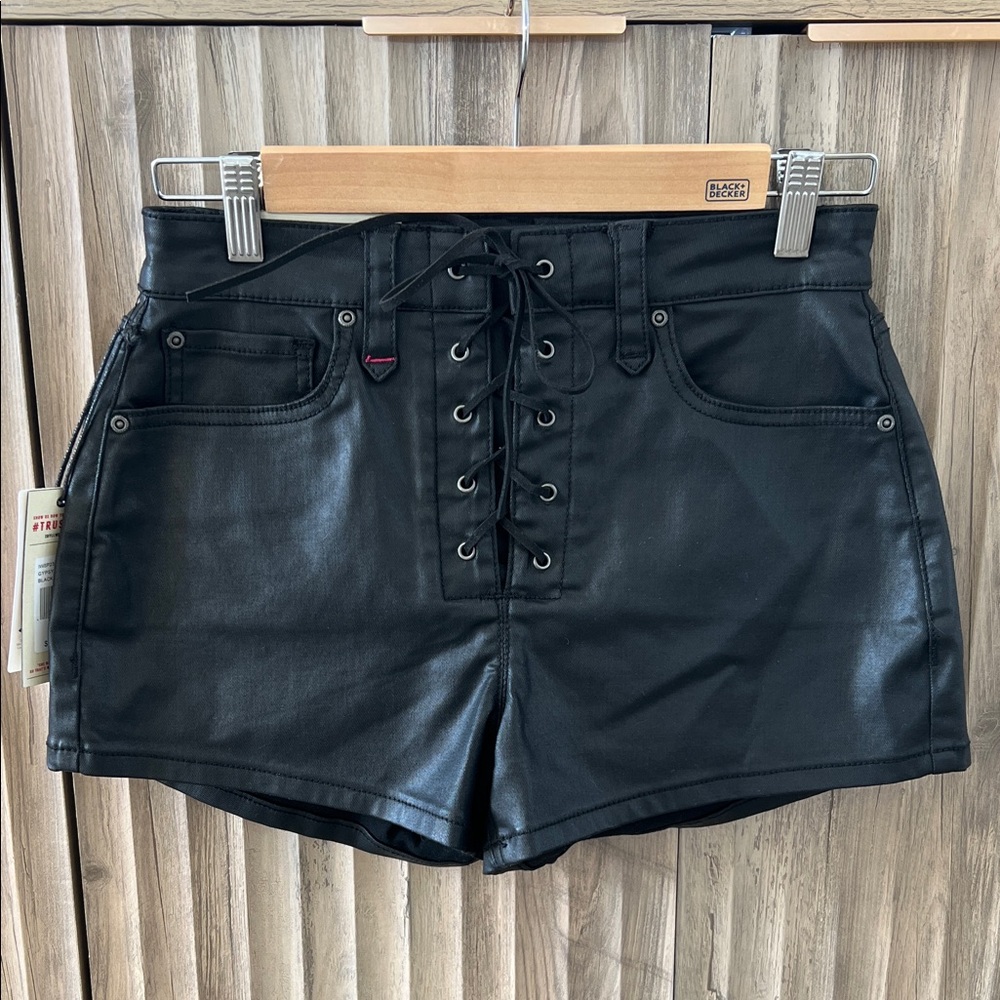 Idyllwind Horseshoe Lane Coated Lace Up Shorts